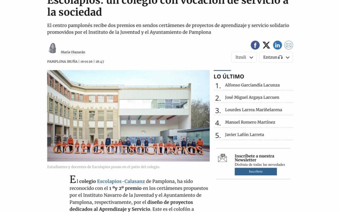 Un colegio con vocación de servicio a la sociedad